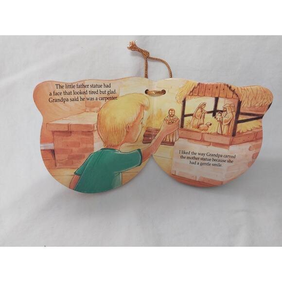 Vintage Goodtimes Book Publishing Childrens Christmas Book Ornaments 1991 - Picture 5 of 5